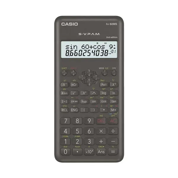 Casio FX-82MS 2nd Edition Non-Programmable  Scientific Calculato – View 1